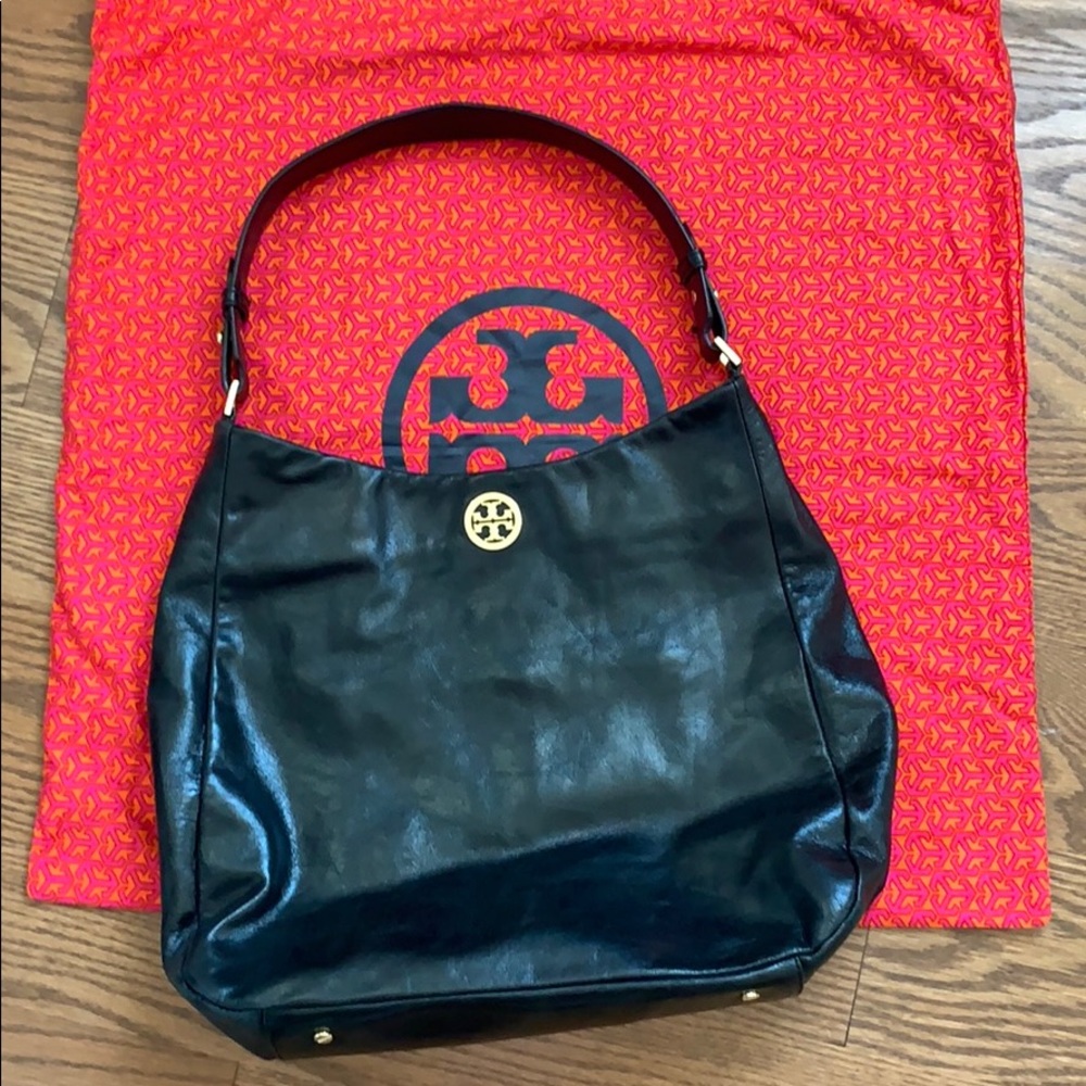 Tory Burch Black Boho Bag / Purse